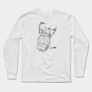 The Nuclear Bomb Patent By J Robert Oppenheimer Long Sleeve T-Shirt